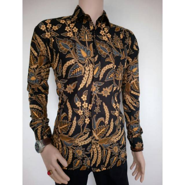 Baju Kemeja Batik Blarak lengan panjang Atasan Batik Baju Lebaran Baju fashion murah tanah abang