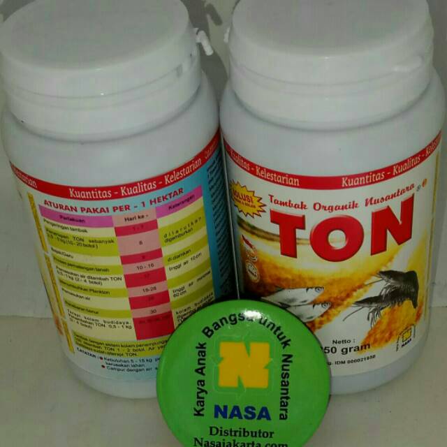 TON Nasa Tambak Organik Nasa - Budidaya Perikanan - Pupuk Tambak Udang, Ikan - Agen Nasa