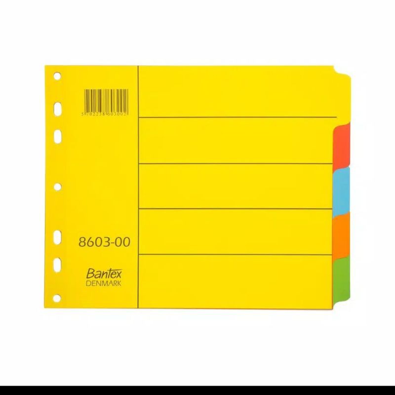 

Divider/Index/Pembatas A5 Bantex 8603