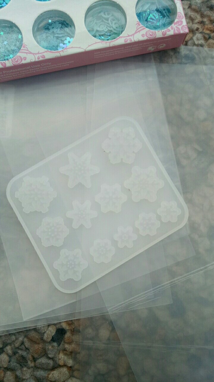 Inf Inf ✿ Cetakan Perhiasan Diy Bentuk Persegi Bahan Silikon Resin Untuk Membuat Perhiasan Uv Resin