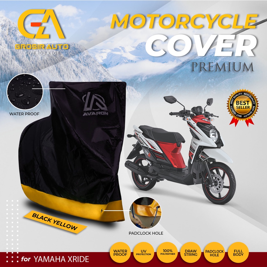 Sarung Motor AVARON PREMIUM X-RIDE/ Penutup Pelindung Body Cover Motor Warna Anti Air Merk Avaron