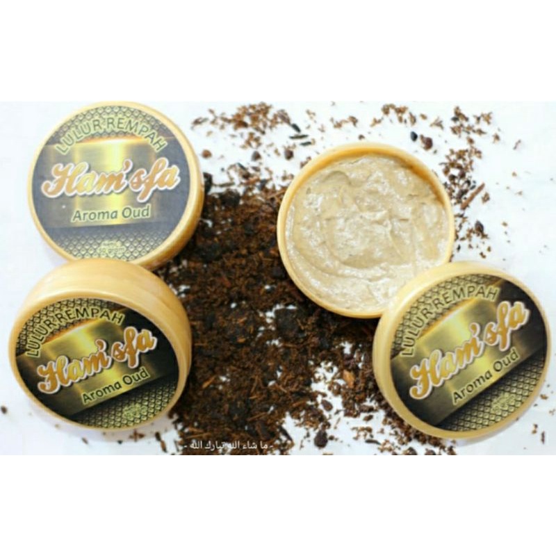 LULUR PENGANTIN BRAND HAM'SFA AROMA OUD / LULUR WANGI DUPA / LULUR REMPAH / LULUR OUD / LULUR PENGAN