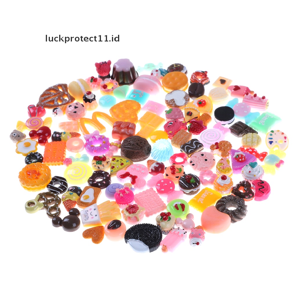 10 Pcs Miniatur Kue Bahan Resin Untuk Dekorasi Handphone 10 Pcs Miniatur Kue Bahan Resin Untuk Dekorasi Handphone DIY 10pcs Boneka Lucu