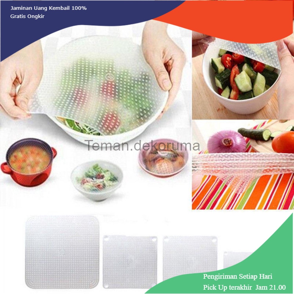 TD - DPR Silicone Stretch Fresh Food Protection Silikon Pelindung Makanan