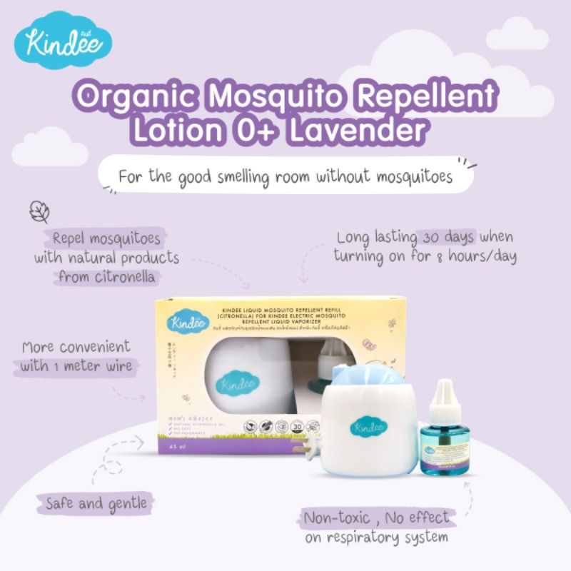 Kindee Mosquito Repellent Liquid Vaporizer / Refill