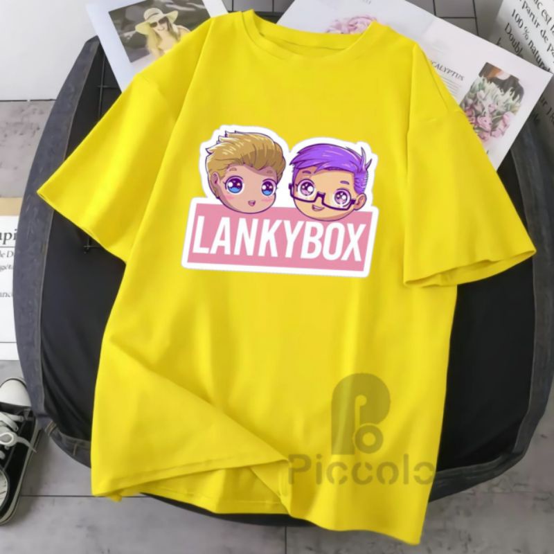 Best Seller Kaos Anak Dewasa Lanky Box Adam Justin Youtuber Terbaru