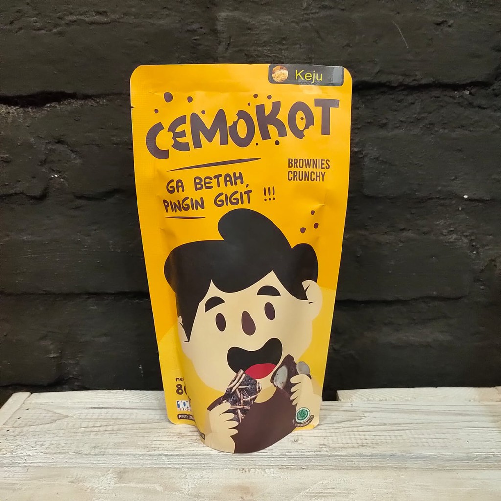 

HARGA RETAIL !! Cemokot Keripik Brownies 80gr by Abiqu SKOMILL