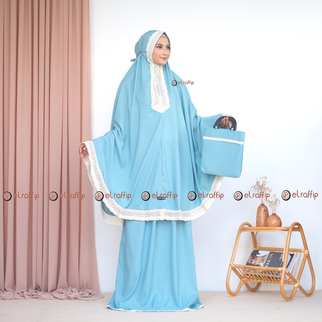 Mukena Dewasa Katun Polos 2 in 1 AyundaSeries