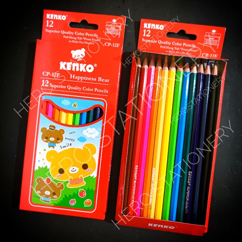 

Pensil warna kenko classic 12 warna CP-12F