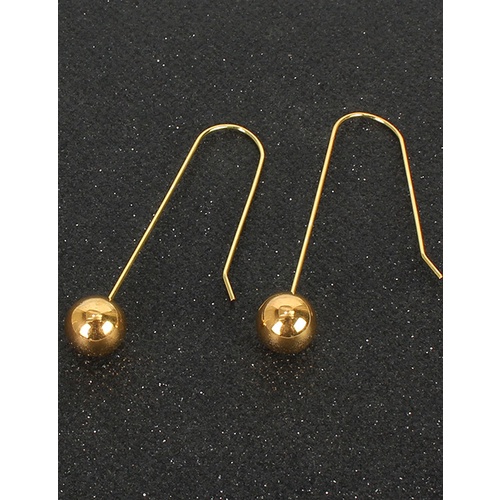 LRC Anting Tusuk Fashion Color Alloy Small Ball Drop P2940X