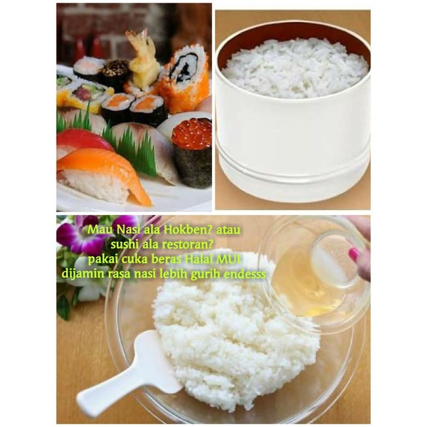 

Cuka sushi cuka nasi 100ml 200ml halal mirin rice vinegar cuka beras bahan sushi seasoning murah cuka nasi sushi murah