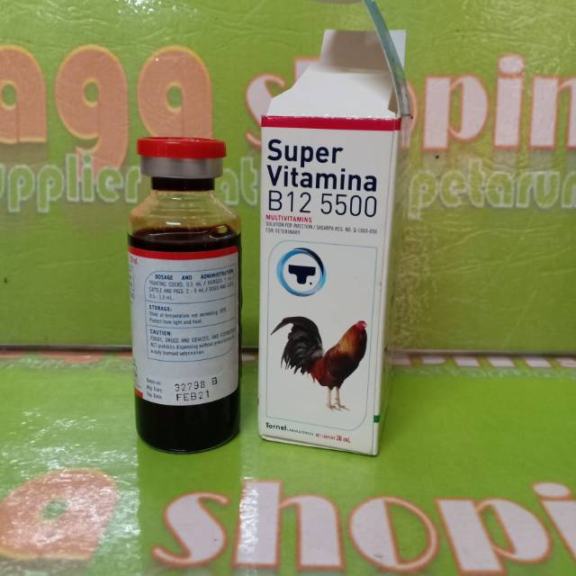 doping ayam super vitamina b12 5500 multivitamin ayam kuda burung