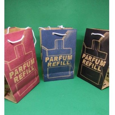 Tempat parfum paperbag parfum roll on dan spray mewah