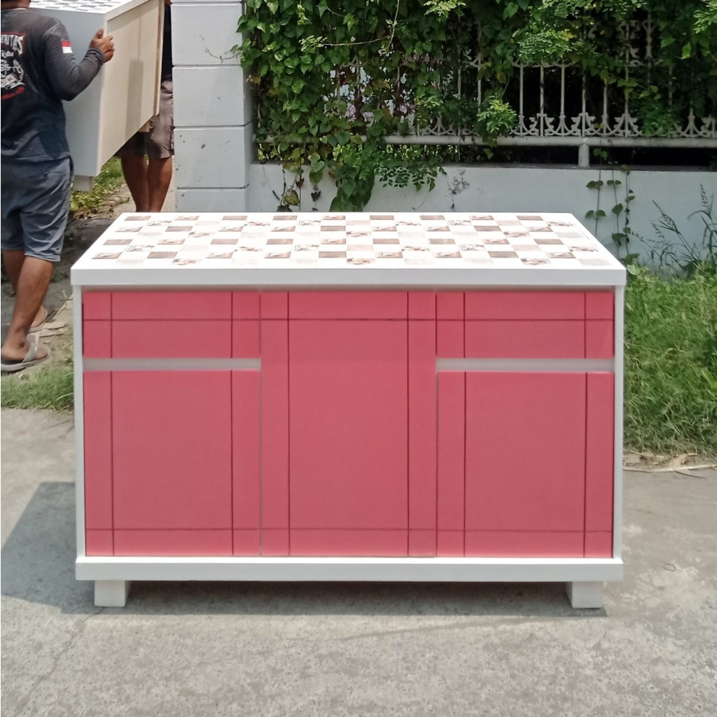 (FREE ONGKIR) kitchen Set / Rak Kompor/ Rak Piring/ Meja Kompor