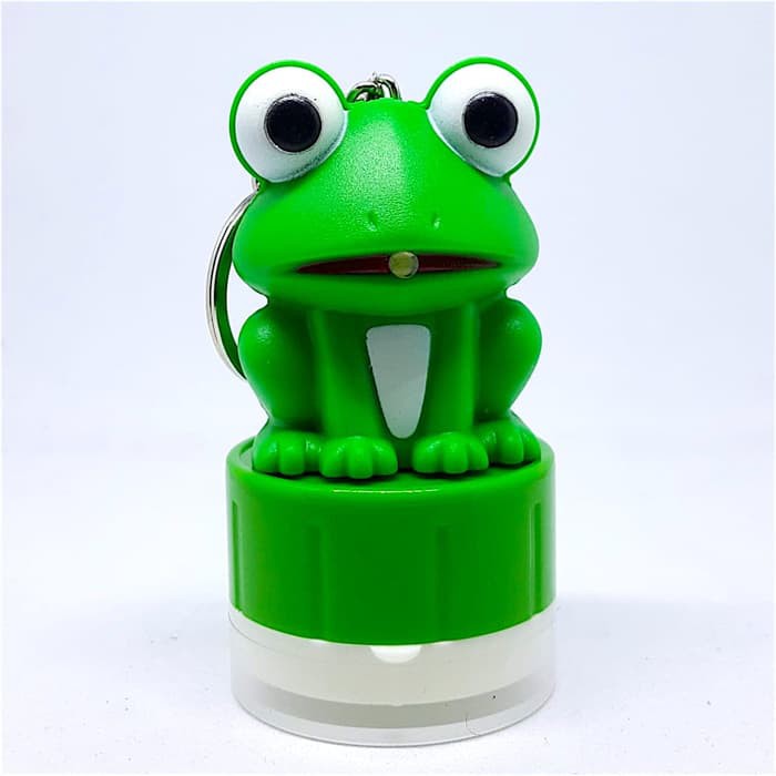 

Custom stamp/stempel nama light n sounds karakter Frog