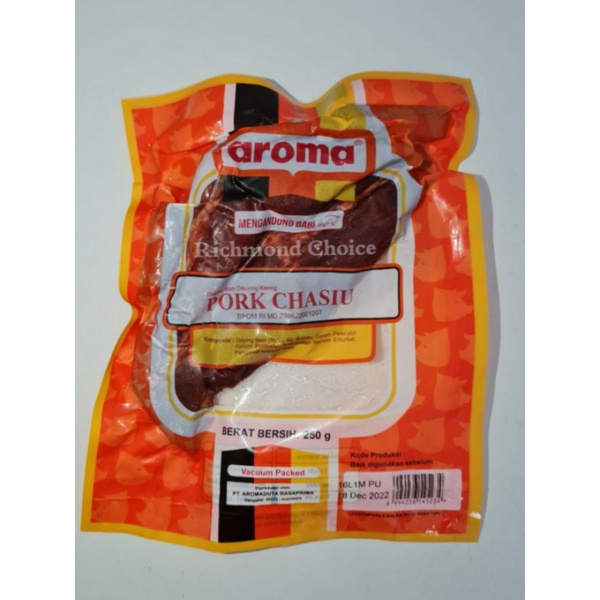 

PORK CHASIU AROMA 250 GRAM / PORK CHASIO / BABI PANGGANG MERAH / PORK CHARSIEW