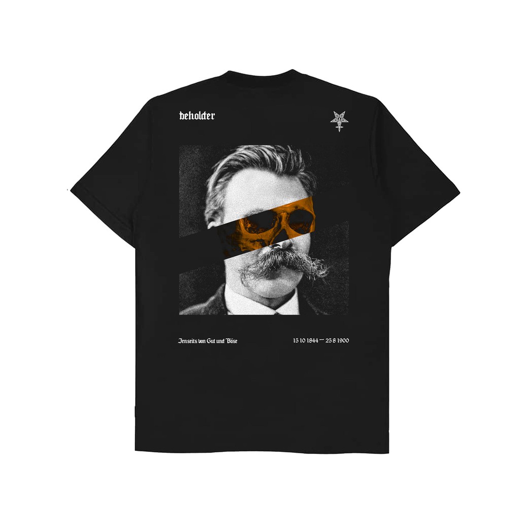 Ready Stock - Baju Kaos BEHOLDER Tshirt Nietzsche