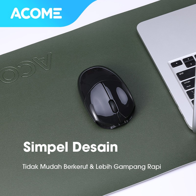 ACOME Mouse Pad XL Premium Bahan Kulit 70cm x 30cm AMP02