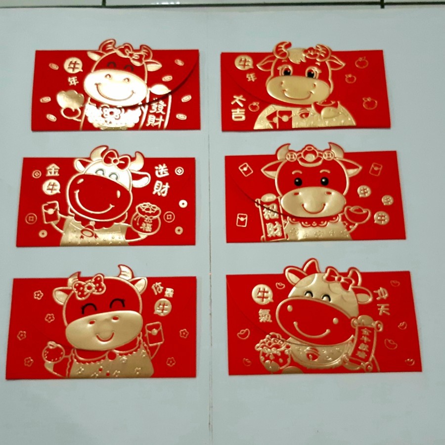 

angpao imlek 2021 shio kerbau LL0321 termurah artpaper LIMITED EDITION