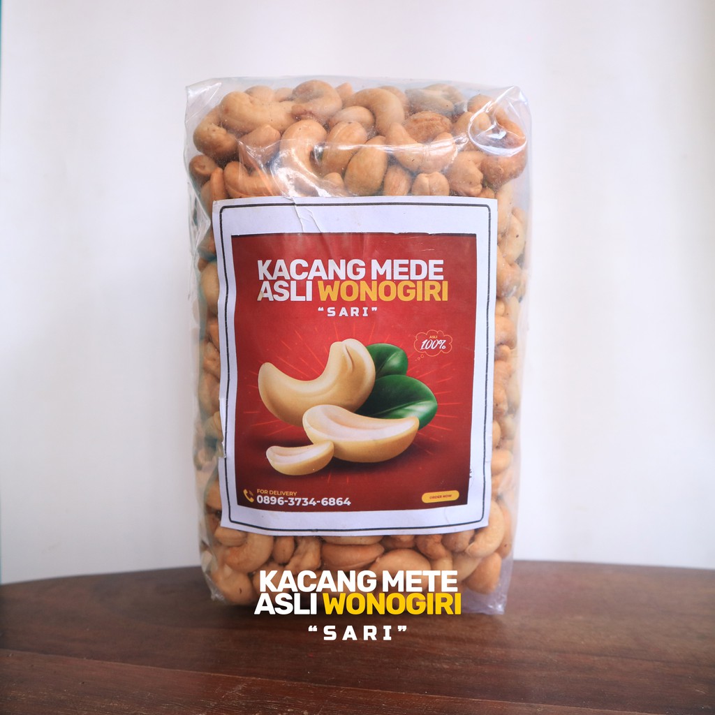 

KACANG METE MEDE ASLI WONOGIRI OVEN PANGGANG SUPER ROASTED ORIGINAL 1000 GRAM