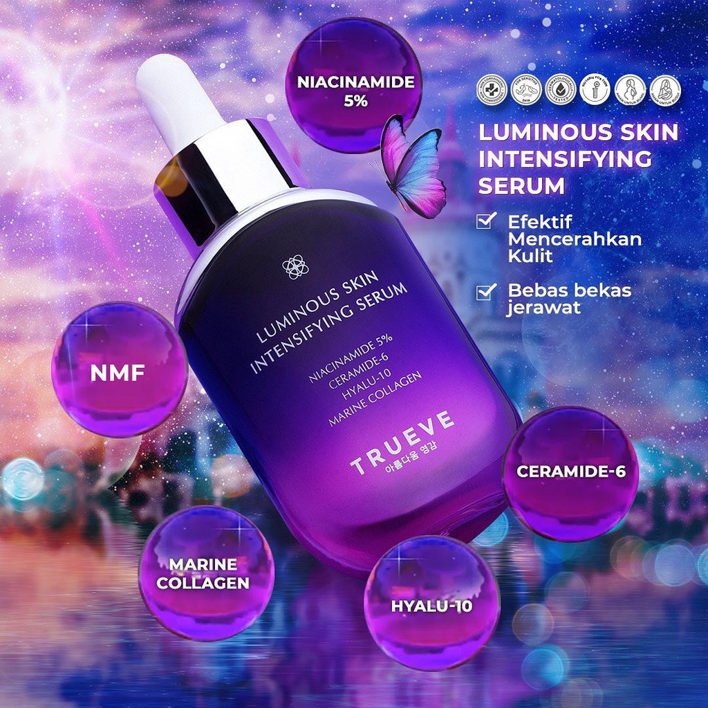 ★ BB ★  TRUEVE Luminous Skin Intensifying Serum 30ml - Serum Wajah