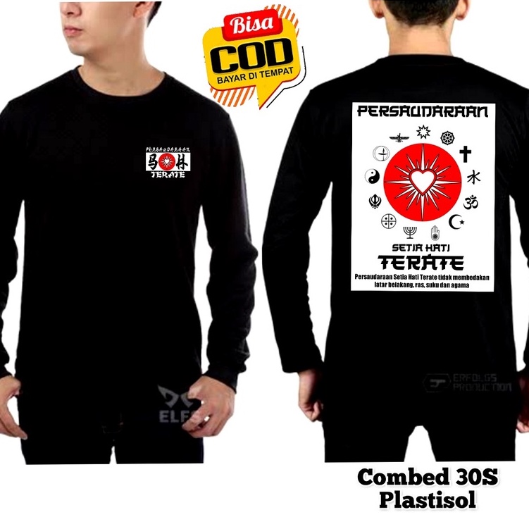 Kaos PSHT Sh Terate Jepang Lengan Panjang Distro Terbaru