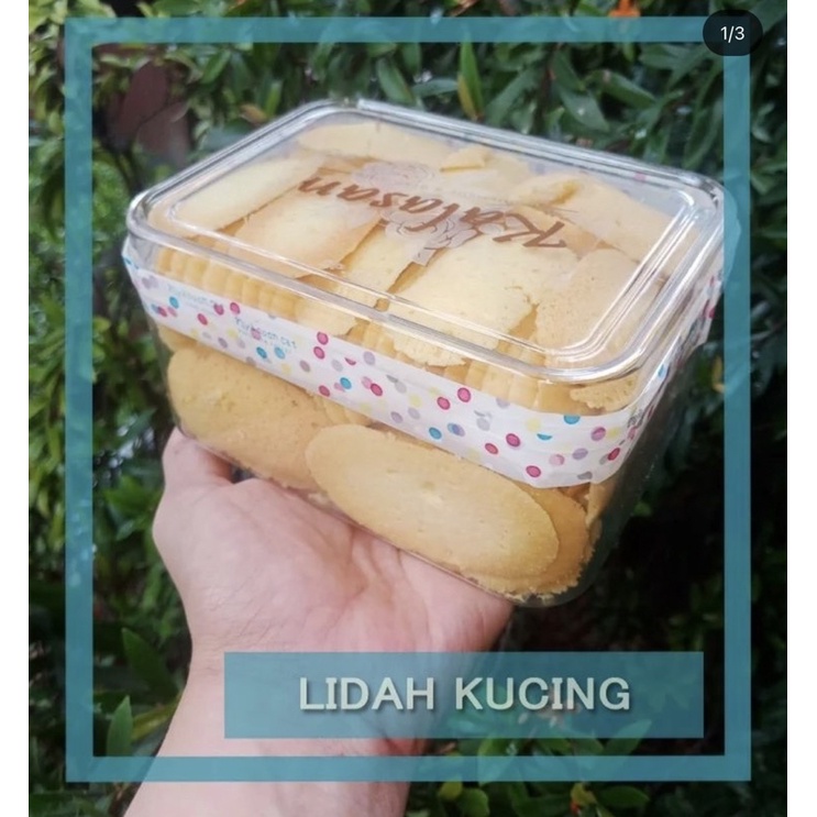 

Lidah Kucing Full Butter rasa vanila dan coklat