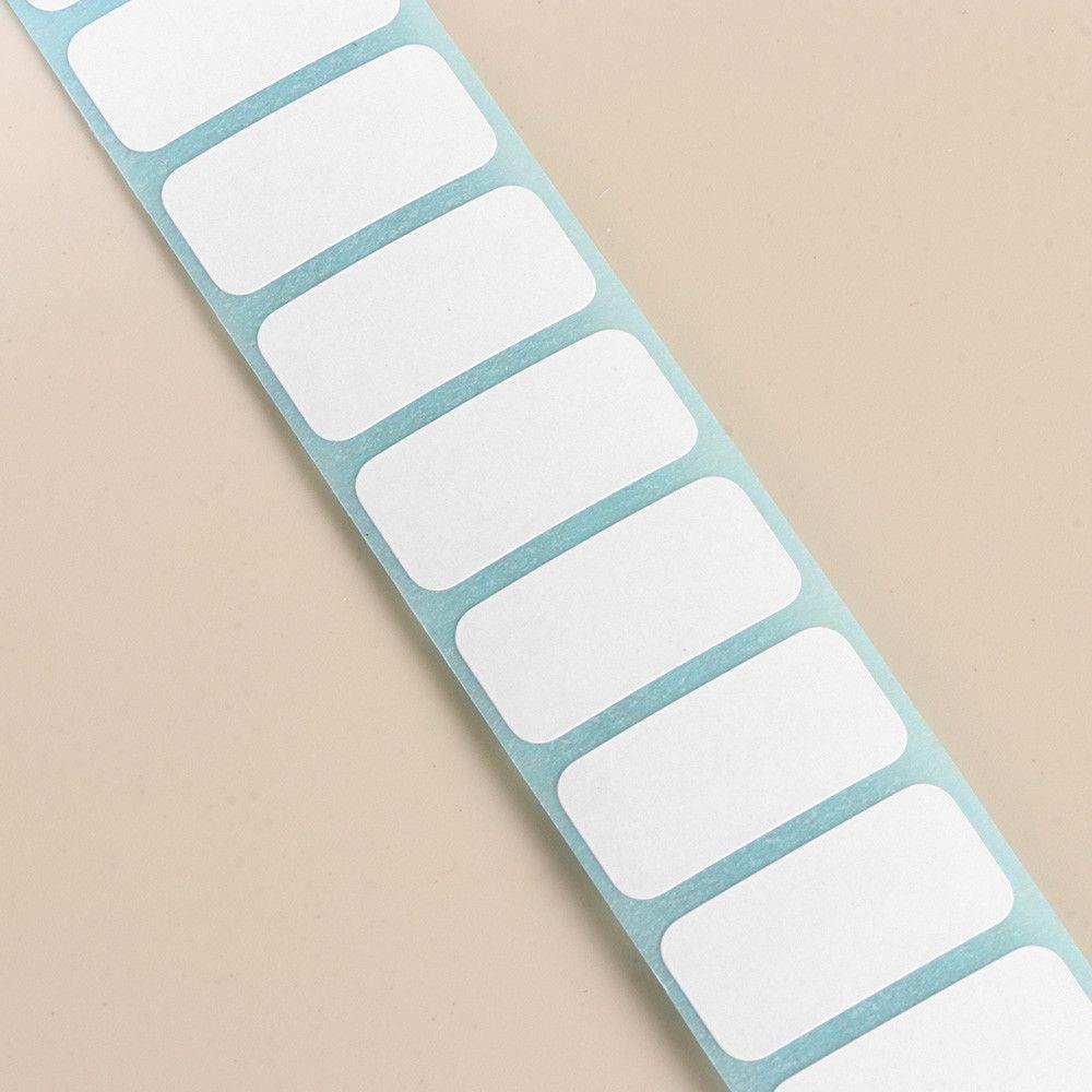 CHOOKYY 1000pcs /Roll Kartu Stiker Thermal Label Paket Perlengkapan Cetak Harga Supermarket