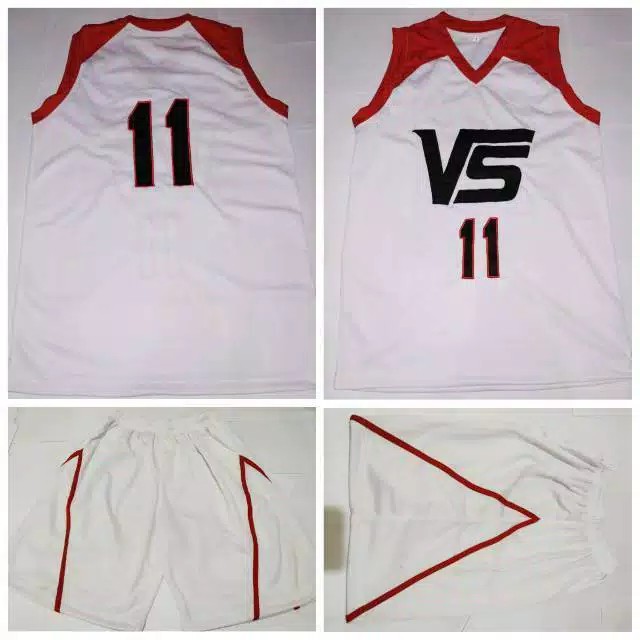 [ JD Store ] Jersey Basket Anime " Vorpal Sword Putih " Full Bordir Dry Fit