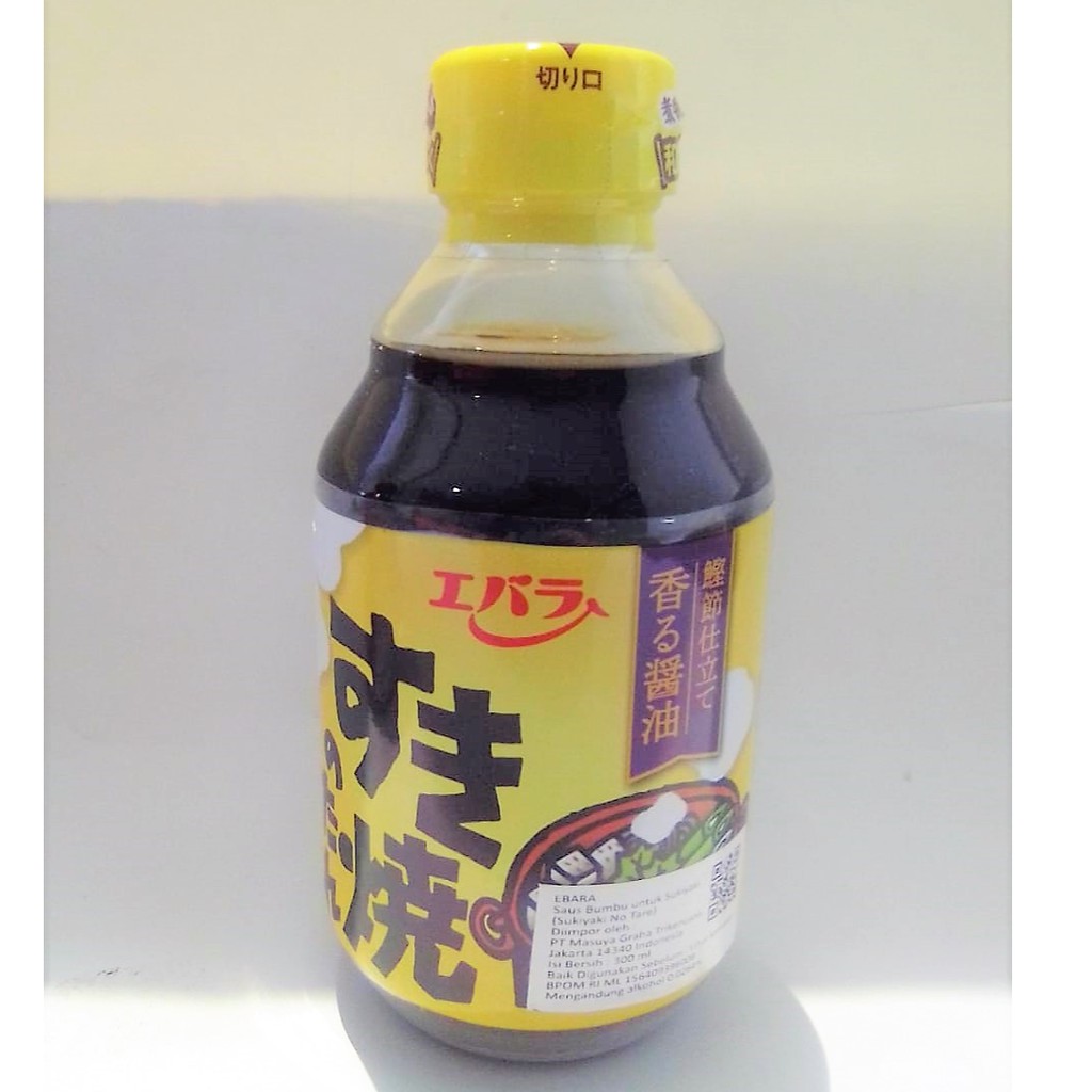 

EBARA SUKIYAKI NO TARE SAUCE / SAUS SUKIYAKI JEPANG GURIH DAN MANIS 300 ML