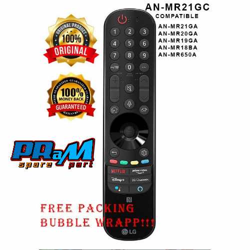 REMOT MAGIC TV LG SMART AN-MR21GC AN-MR21GA MR21 MR21GC MR21GA ANMR21GC ANMR21GA REMOTE MAGIC SMART 