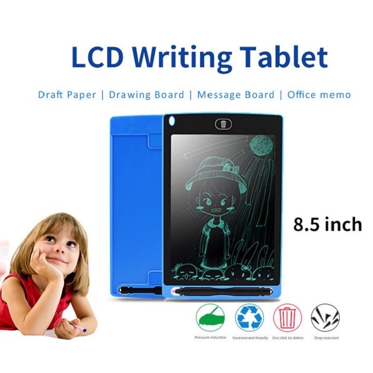 

8.5 Inci LCD Menulis Tablet Menggambar Tulisan Tangan Pad Pesan Papan Grafis Anak-anak Menulis Papan Mainan Anak Anak