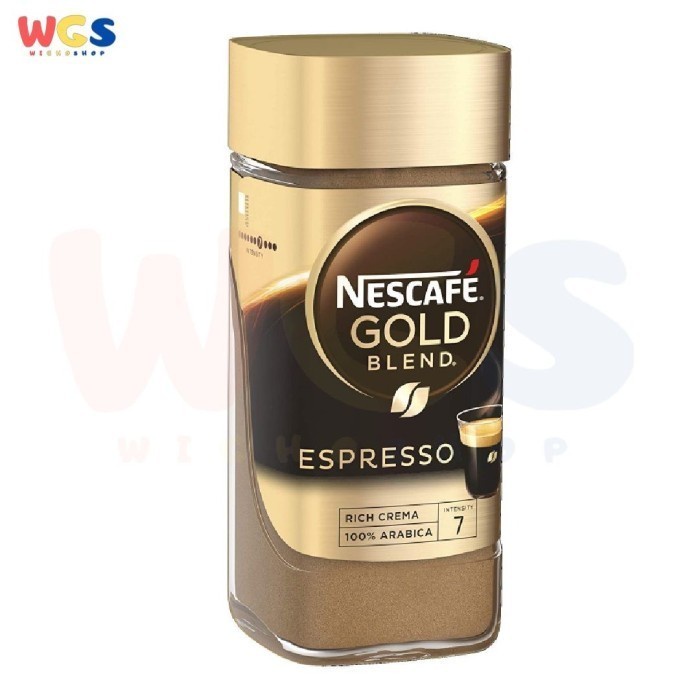 

Nescafe Gold Blend Espresso Rich Crema 100% Arabica Coffee 100gr