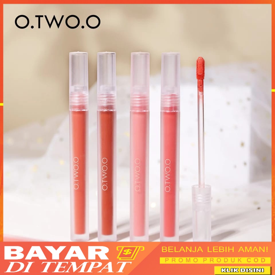 O.Two.O Lip Gloss Matte Tahan Lama 6 Warna DJ YJ002