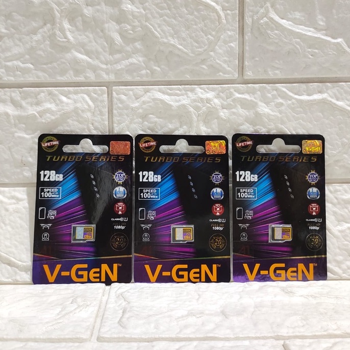 MMC V-GEN 128GB CLASS 10 ORIGINAL MMC VGEN 128 GB MICRO SD VGEN 128GB PACKING NEW