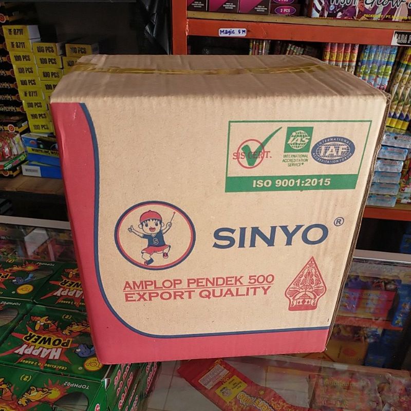 

amplop panjang pendek sinyo 1 dus, isi 50 bungkus (amplop)