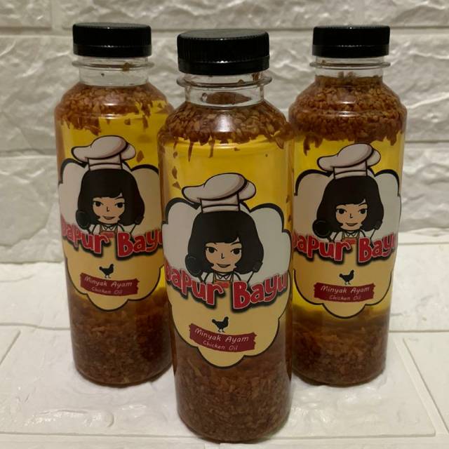 

Minyak Ayam Bawang Putih 250ml / Chicken Garlic Oil Asli / Minyak Ayam Dapur Bayu