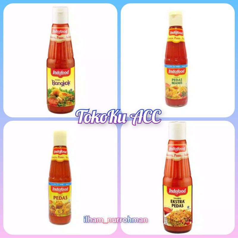 

[PROMO] Saus Indofood Pedas 335ML || Saus Indofood Pedas Manis 335ML || Saos Bangkok | Saos Indofood