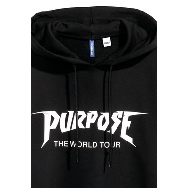 Hoodie H&amp;M Purpose Tour staff hoodie purpose tour hnm sweater wanita hnm