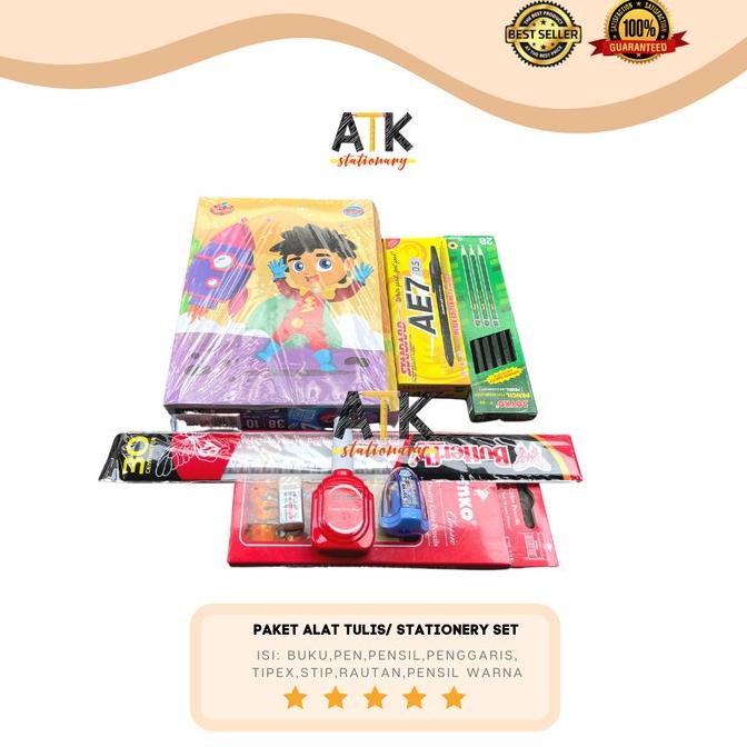 

Terbaru Paket Alat Tulis Murah Sekolah Set / Stationery Set Back To