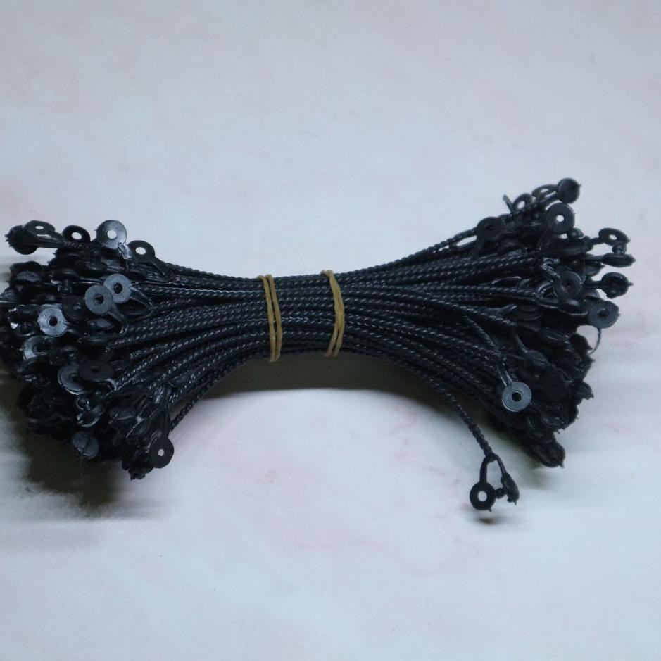 

【today】 [Isi 100Pcs] Tali Plintir Souvenir Tali Hitam Untuk Camilan Panjang 17Cm