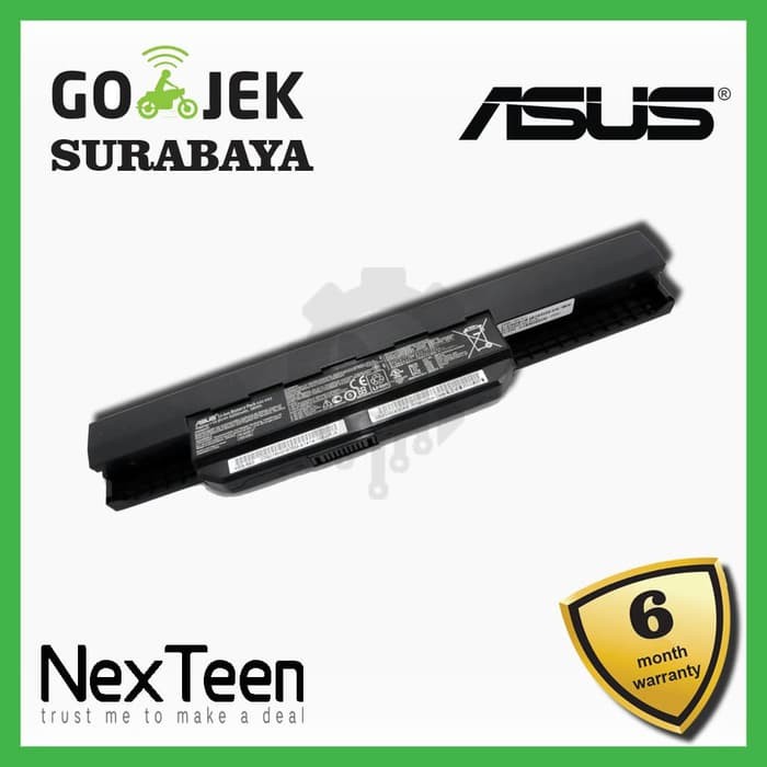 ORIGINAL GRNS 6 bln Baterai Battery ASUS A43 A43E A43U A43S A53 K43