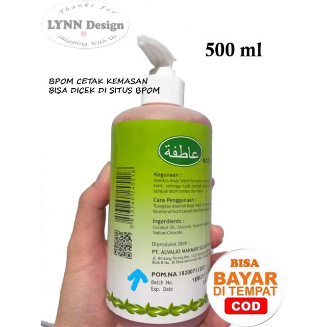 [BPOM] Sabun Arab Ateefah Cair 500 ml Pyary