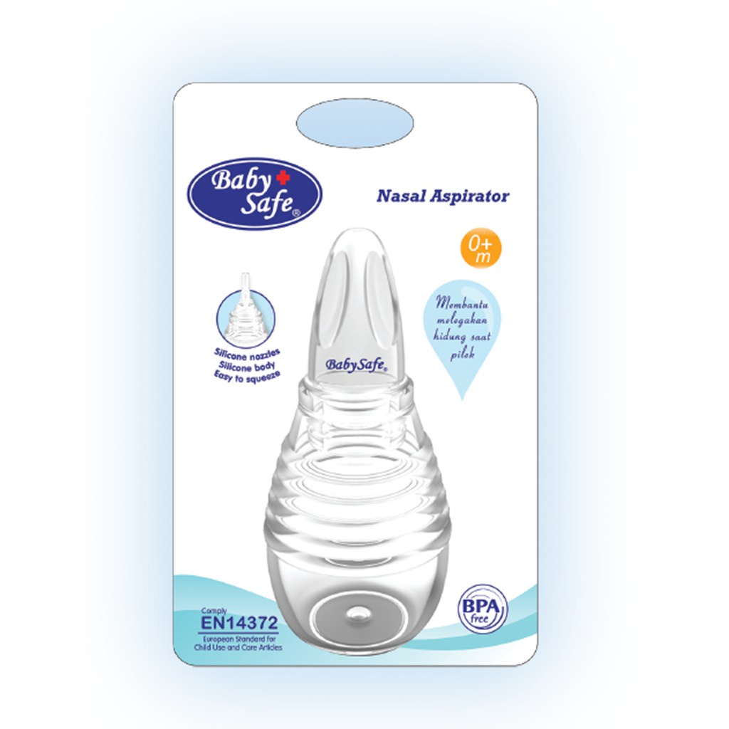 BABY SAFE SILICONE NASAL ASPIRATOR / P12NAS01