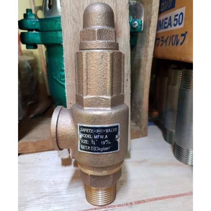 Hisec Safety Valve 2 Inch Kuningan 10 Kg / Cm2 - Taiwan