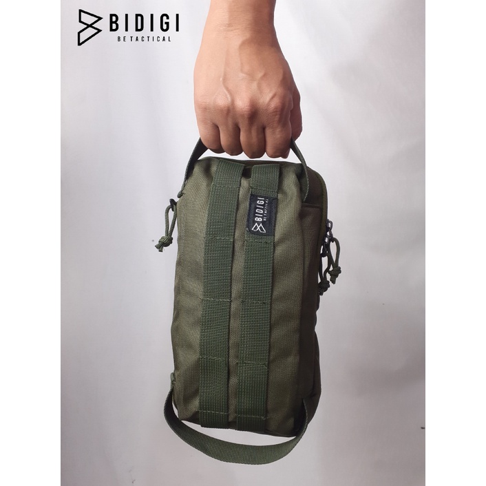 BIDIGI CAPSUL POUCH/SLINGBAG TACTICAL ARMY