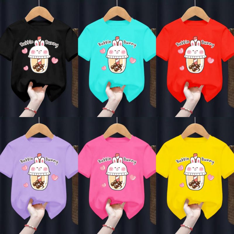 KAOS ANAK PEREMPUAN BOBA 2-11 TAHUN