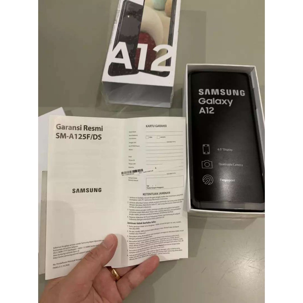 Samsung Galaxy A12 6/128gb NEW Garansi Resmi