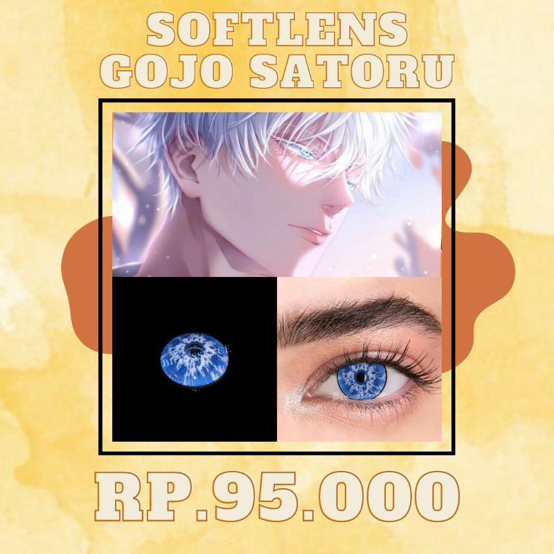 SOFTLENS GOJO SATORU CONTACT LENS JUJUTSU KAISEN JJK