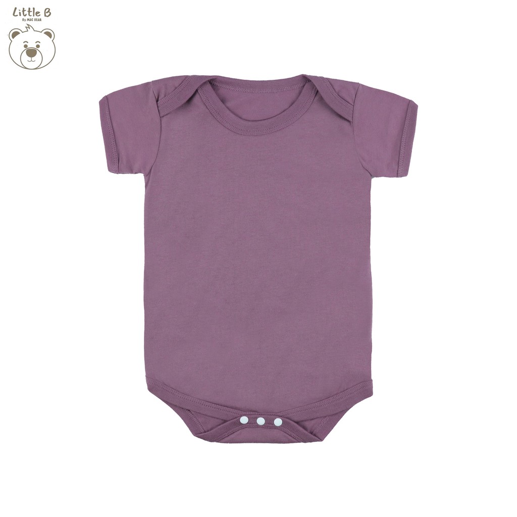 Little B By MacBear Jumper Bayi Unisex Basic Collection Little Aldo Newborn - 12 bulan-Lavender
